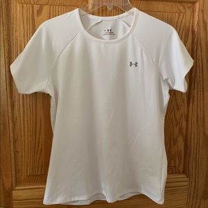 Under armour heat gear white t-shirt
